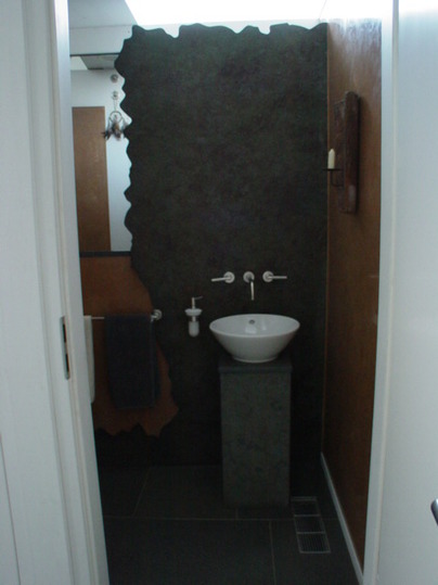 Gäste-WC in einem Privathaushalt in Süddeutschland